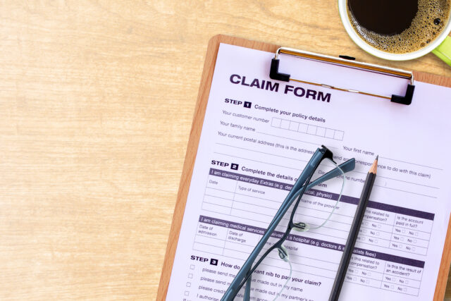 Claim form