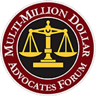 multi-million dollar advocates forum badge